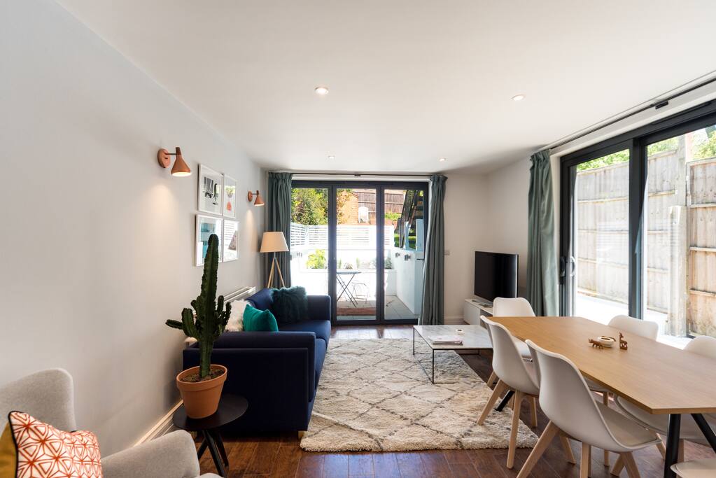 My property has everything you need; a stylish living area...