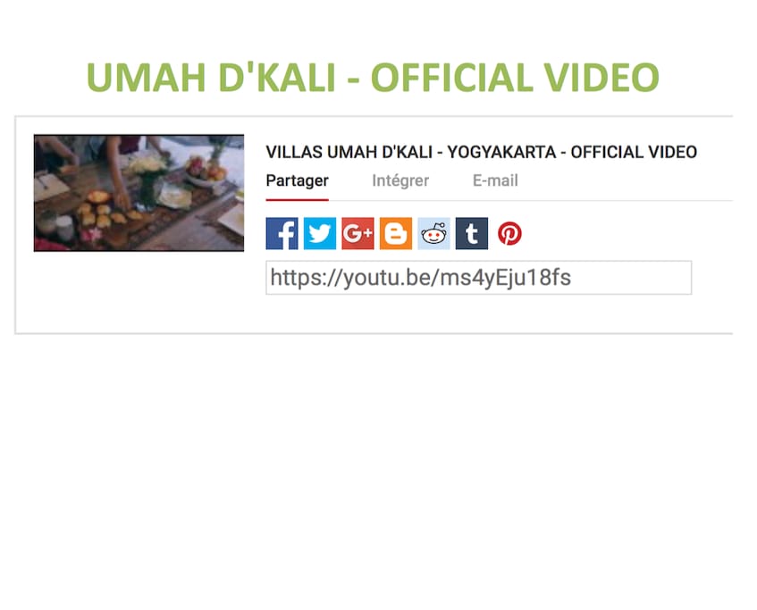 Discover Umah D'Kali through this video