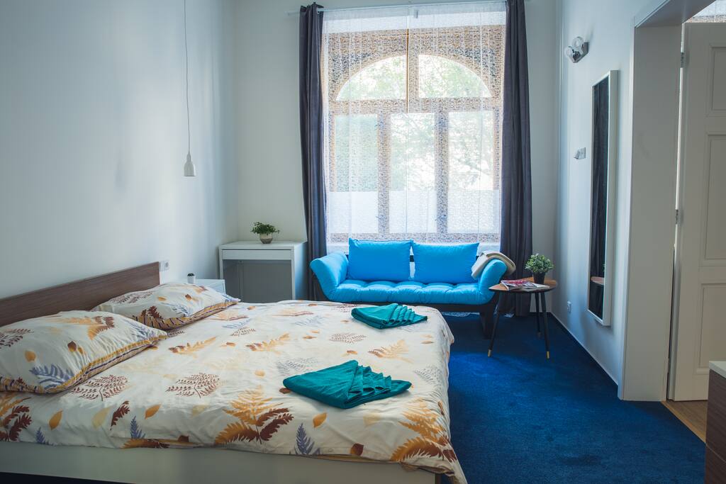 In heart of the city, yet in quiet street for comfortable sleep