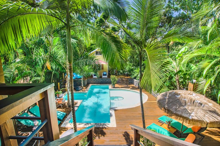 Espectacular Casa Selva Con Copas De Los áRboles Cascada De La Piscina Y El Gimnasio! - Honduras