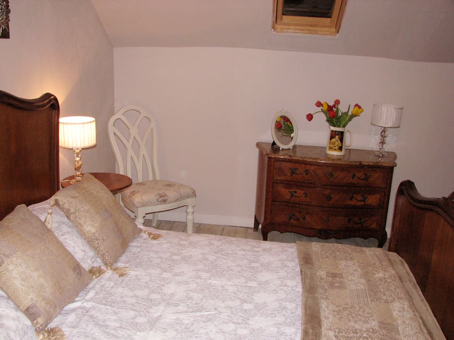 The master bedroom