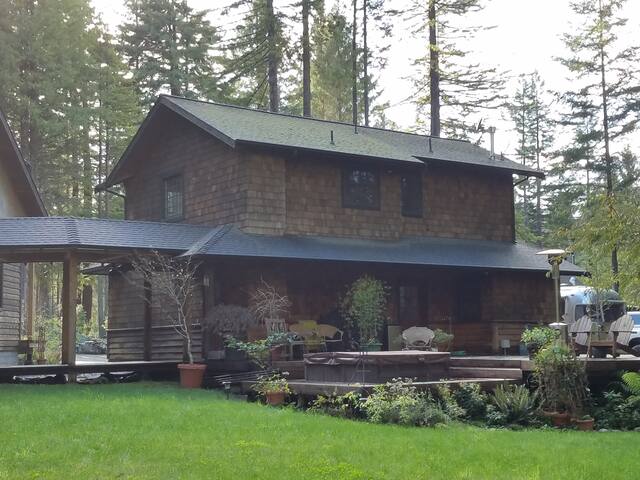 Nestled Among The Mighty Redwoods