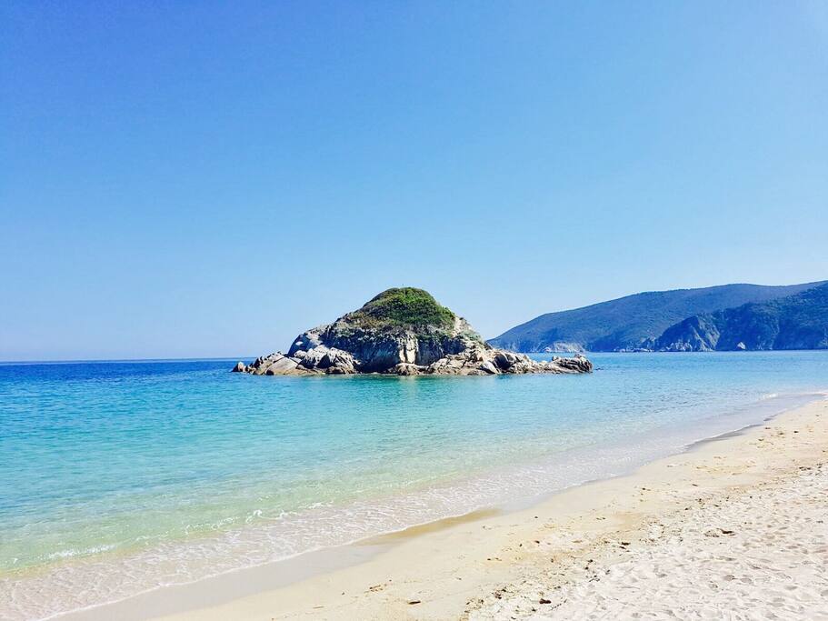 the rock in the sea
