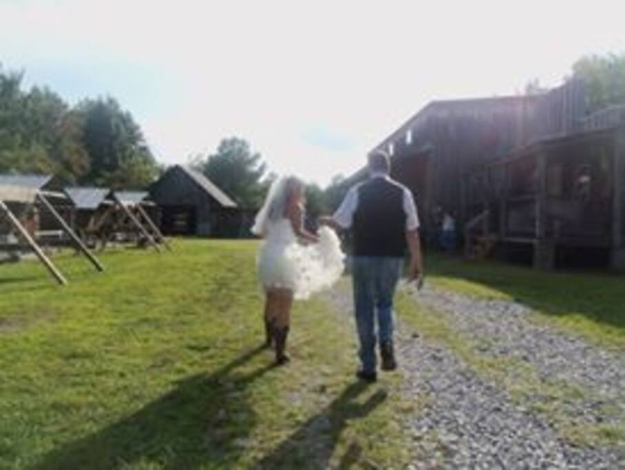 A unique venue in that you can have wedding ceremony, reception AND lodging in one cool western location.