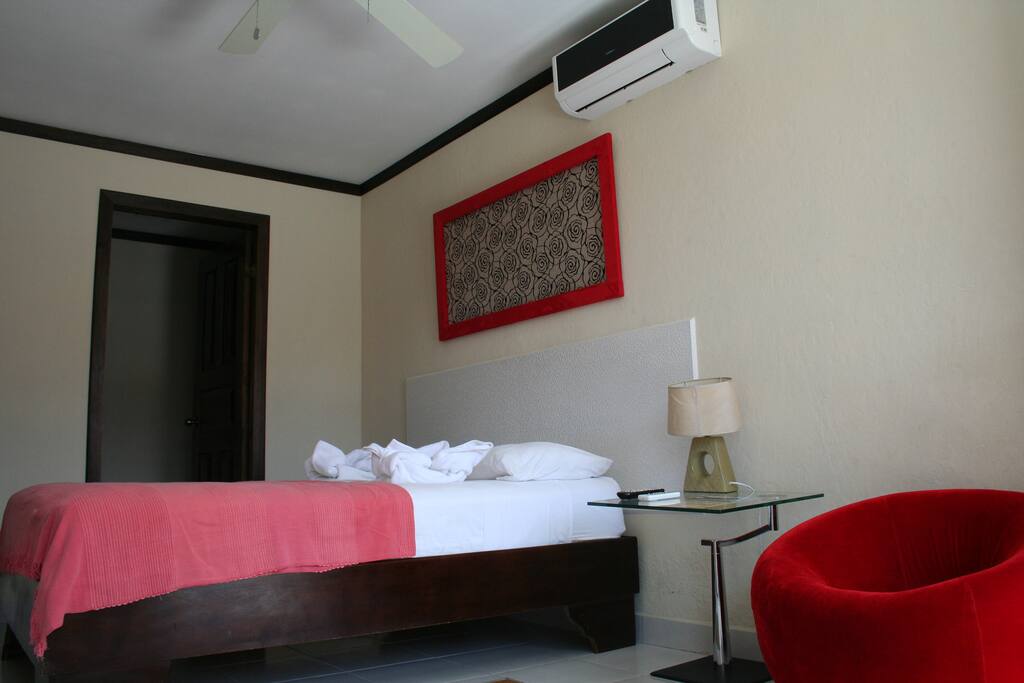 FULL SIZE BED WITH A/C