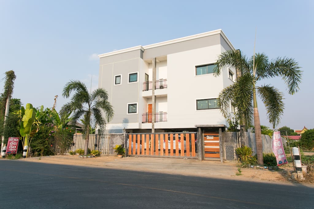 House located on the main road
