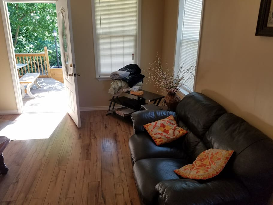 TV will be where those Blankets are piled up