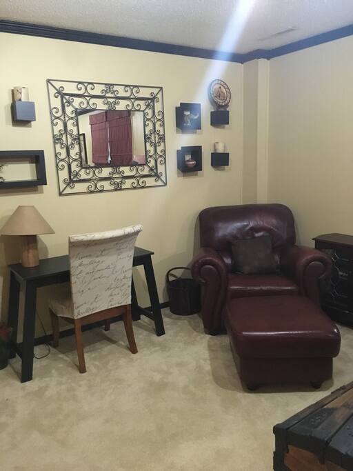 Reading Area and Desk