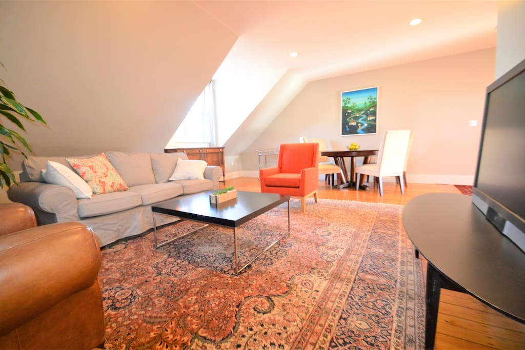Relax in the living room.