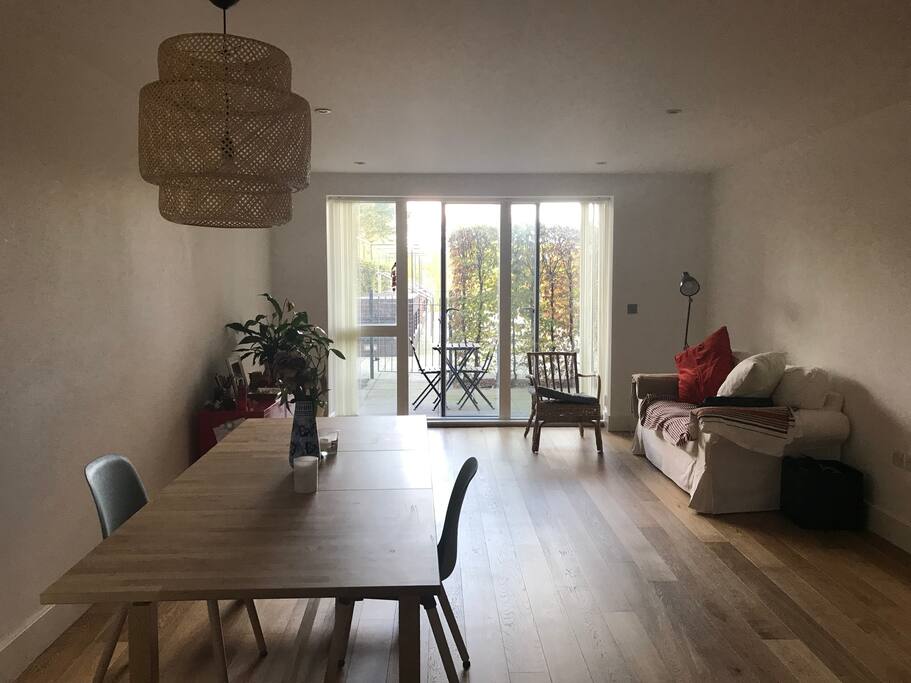 Living room + kitchen
