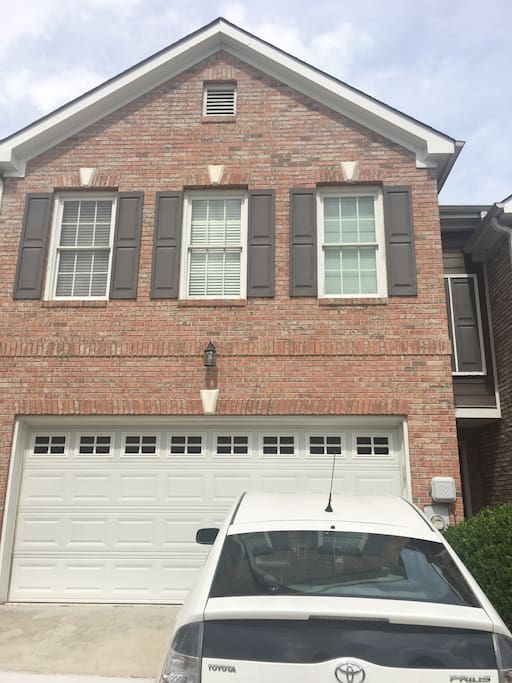 Parking in front of the house
