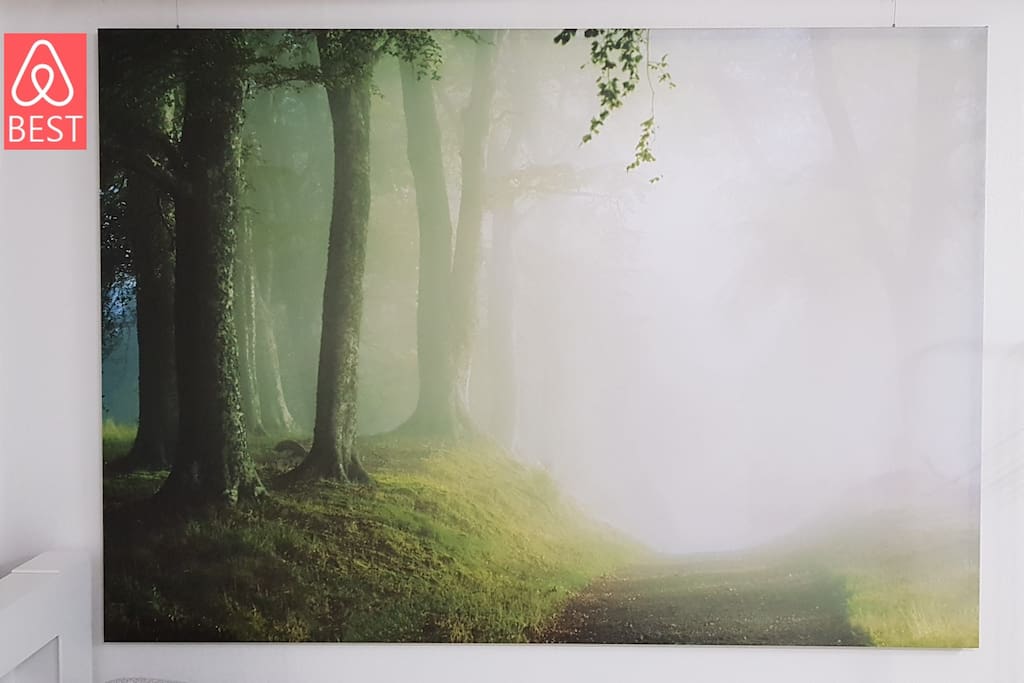 Forest painting
