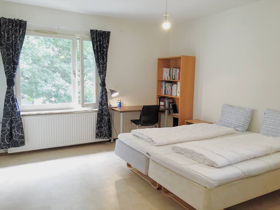 Bedroom with study desk