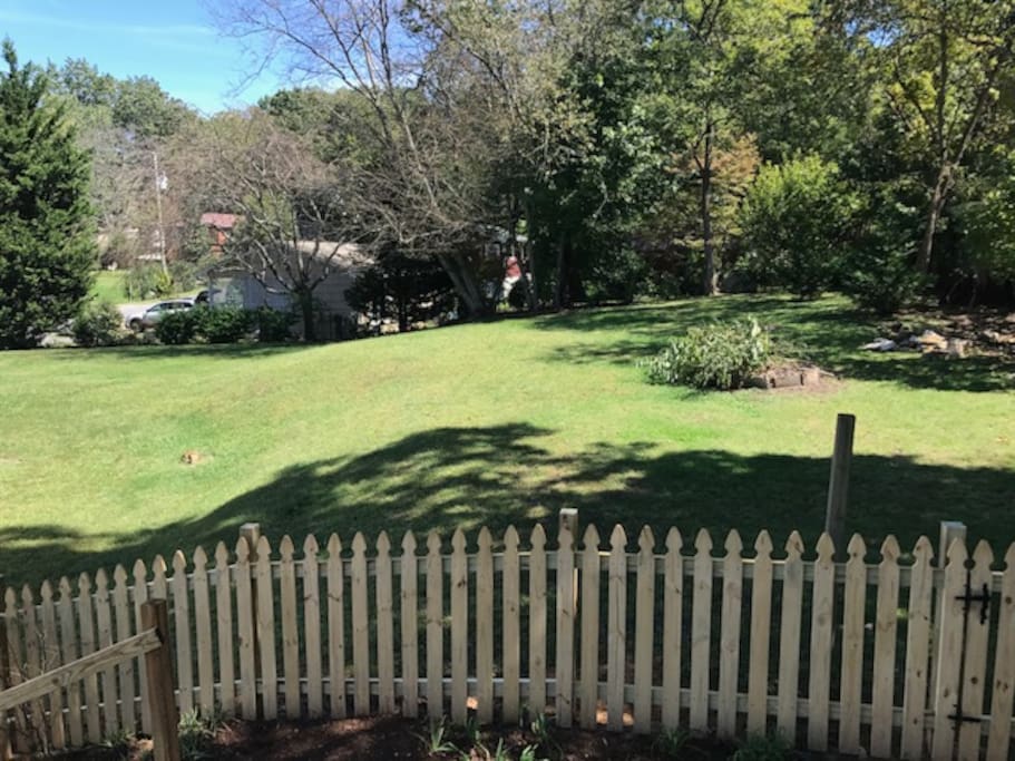 View from front porch