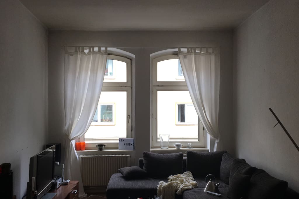 Living room with sleeping couch