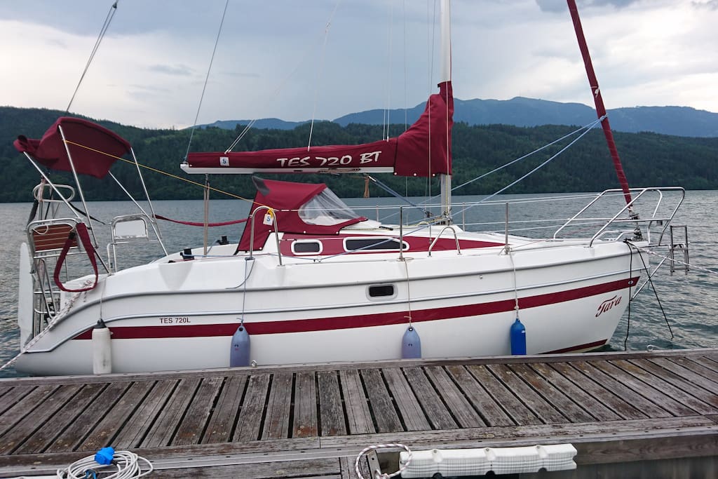 Unsere Yacht am Millstätter See....