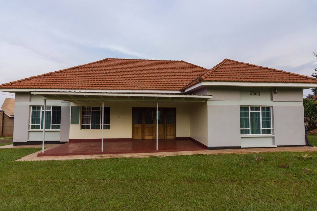 Front view of the house