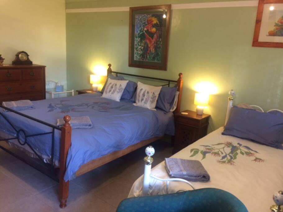 spare single bed available on request
