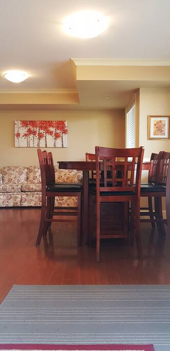 dining and living