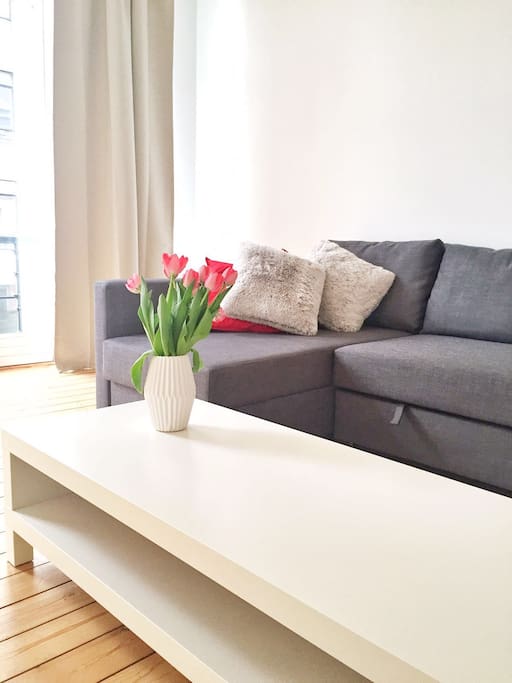 Relax in bright and quiet living room