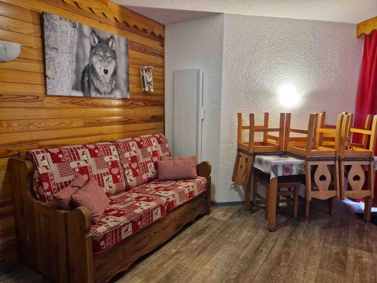 Leistungsstarkes Airbnb: Apartment 5/6 people in Valmeinier