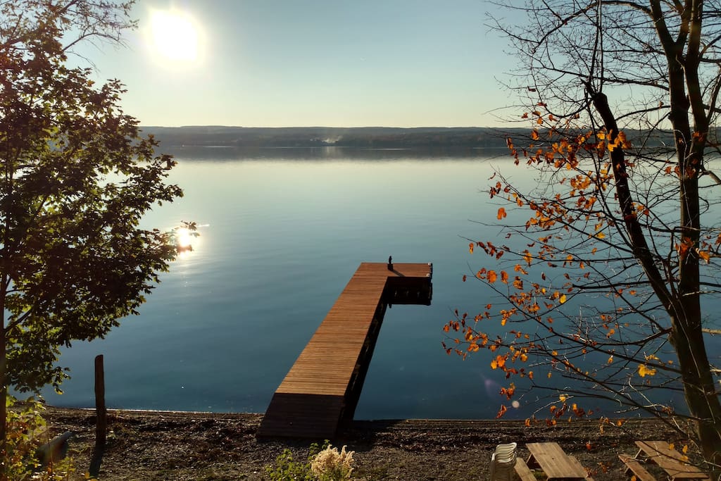 72 feet of lake frontage with dock