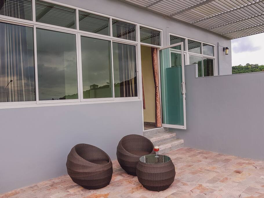 Chill and unwind at the terrace.