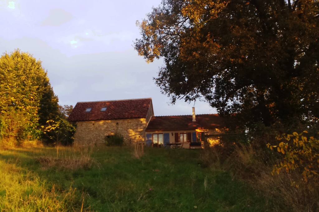 Vue du Gîte côté jardin