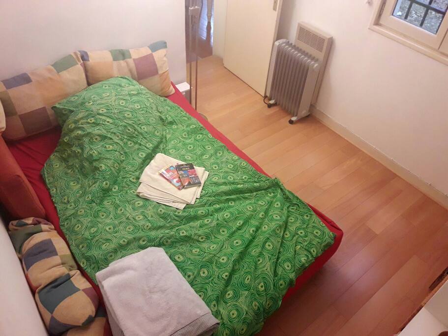 Your private room with pull-out couch