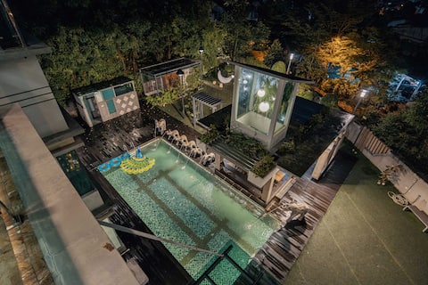 Dream Thai Oasis 100 Pax 13BR Pool Villa v Lift@PJ