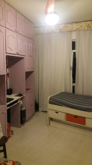 Quarto 1 com bicama / ventilador de teto