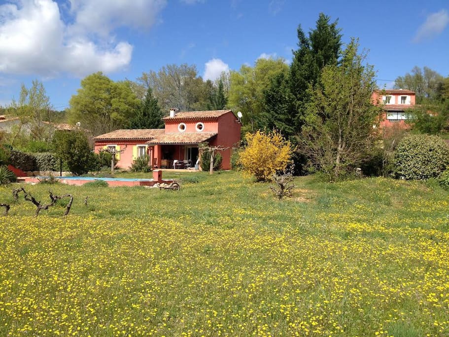 Piscine privative, terrain arboré de vignes et arbres fruitiers... un petit paradis 100% Provence !