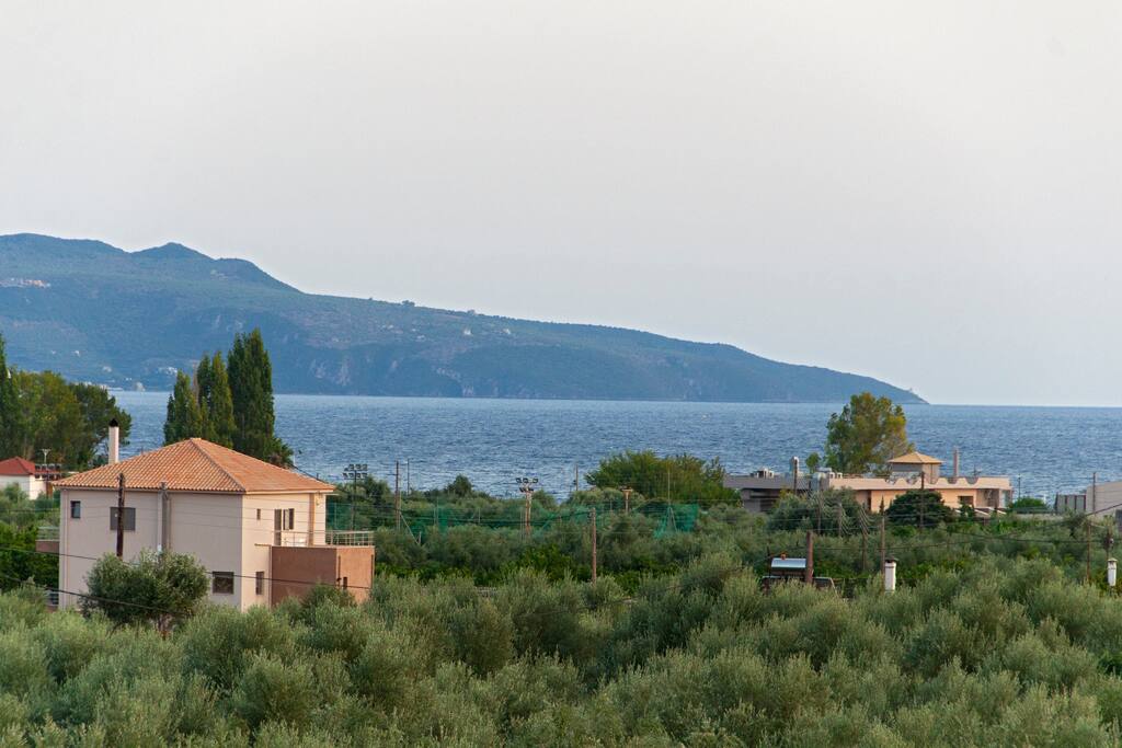 Panoramic view from the house