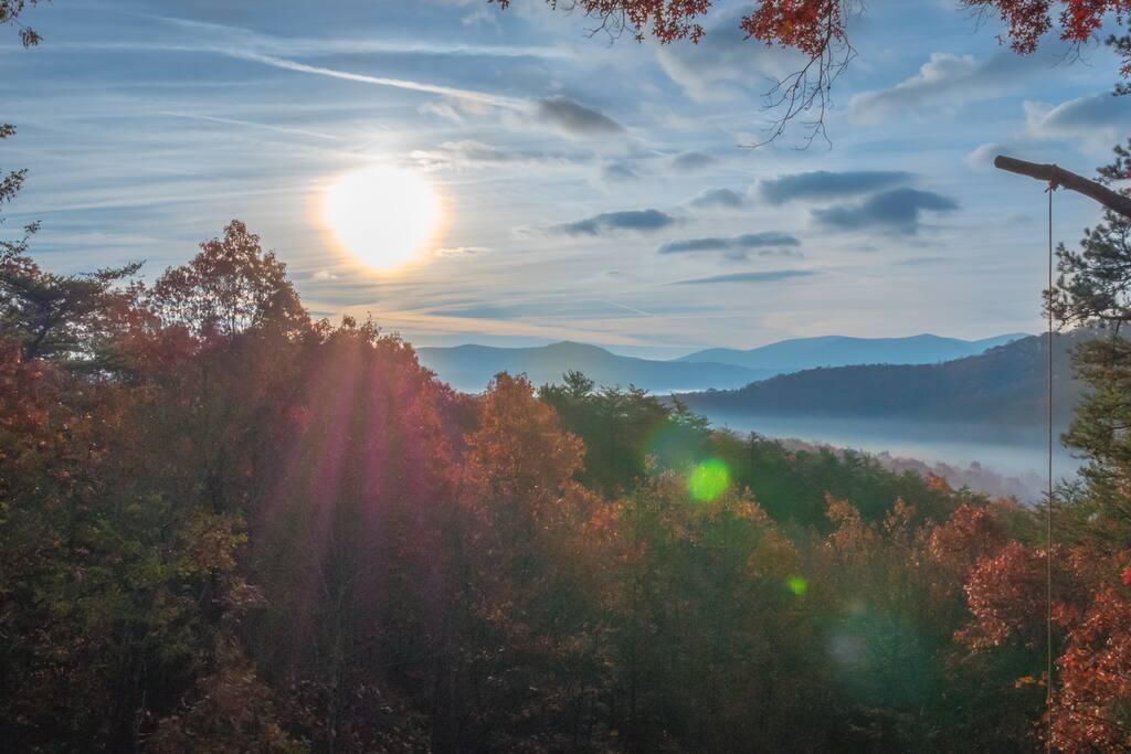 This was the sunrise on Thanksgiving morning 2016