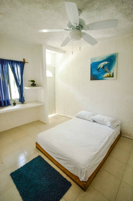 Nice and simple bedroom with lots of love.