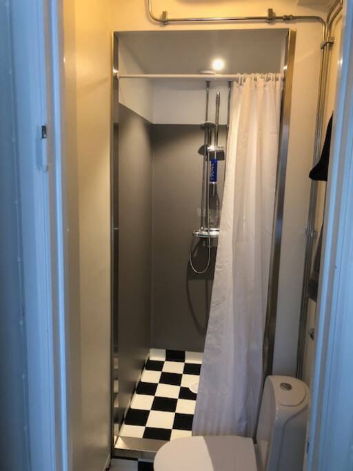 Spacious shower