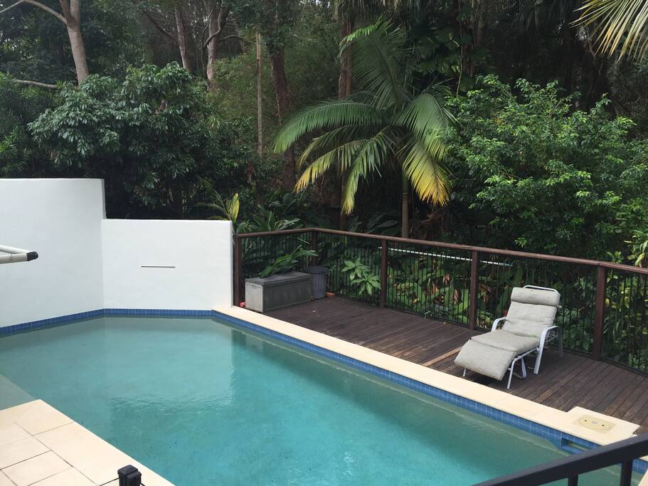 Shared swimming pool.
