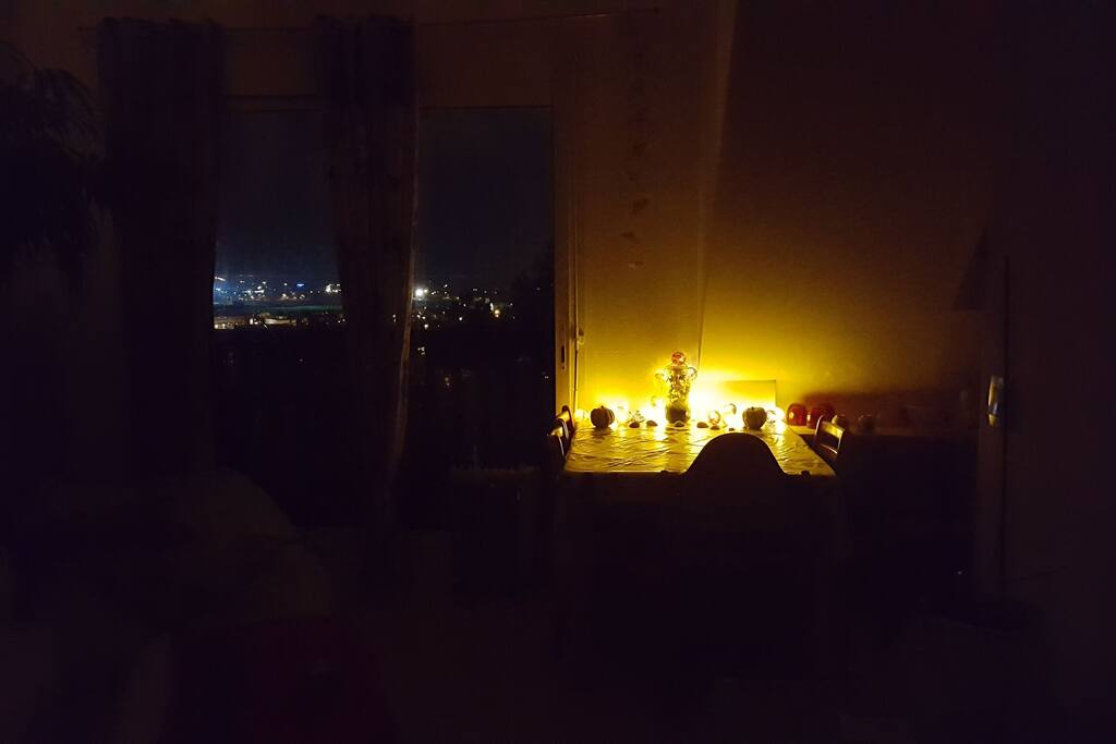 by night. ..