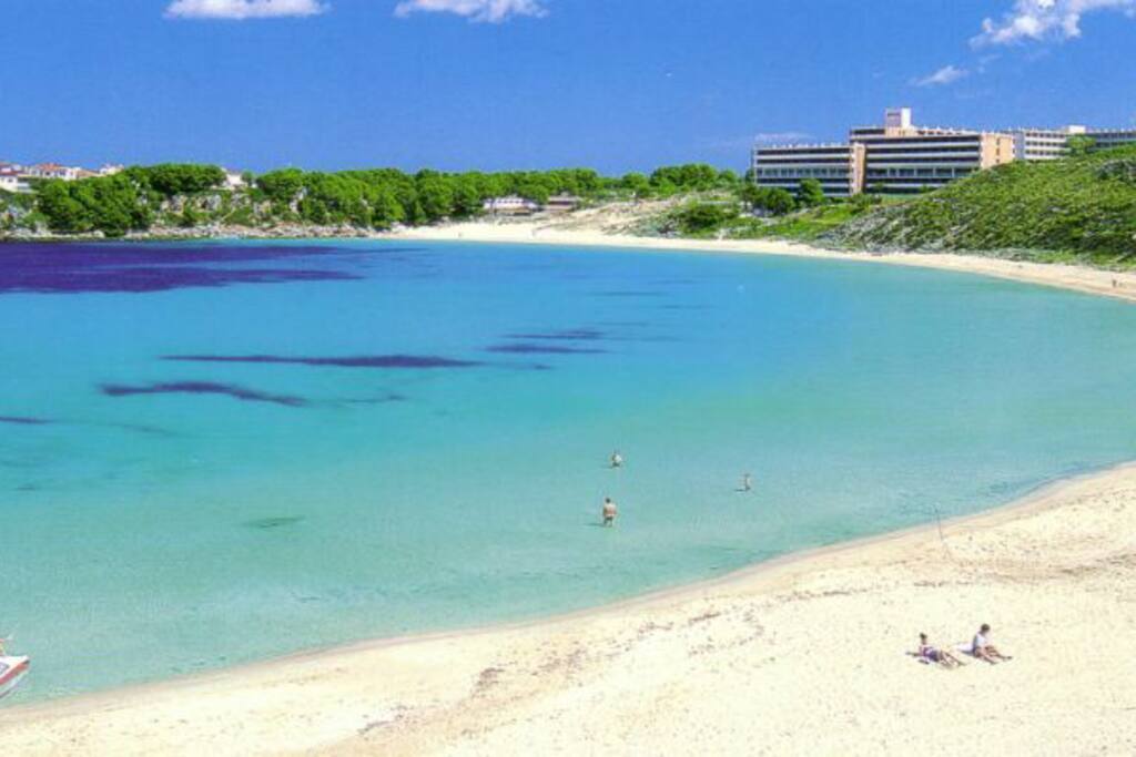 Vista de la playa