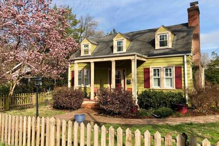 Private Sunny Suite- Walk to Downtown