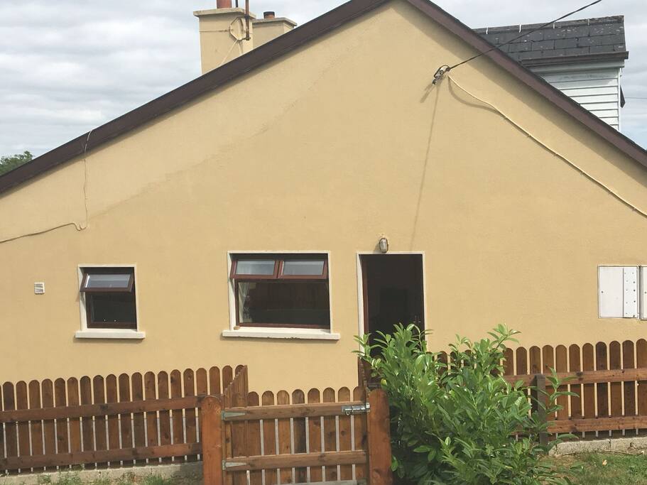 Side of property with private entrance