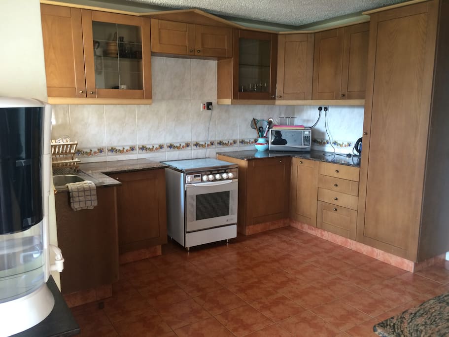 Open plan kitchen