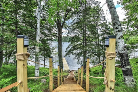 Minocqua, Wi.  Back Bay Cabins Lake Shishebogama