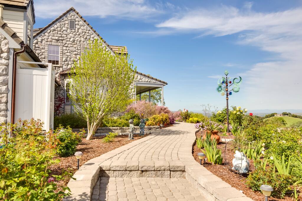 Walkway to front porch
