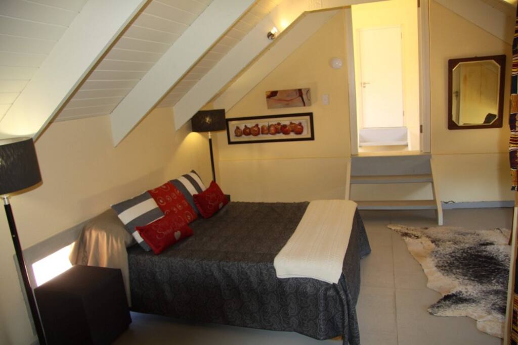 The Silver Suite is in the Loft space of the house.