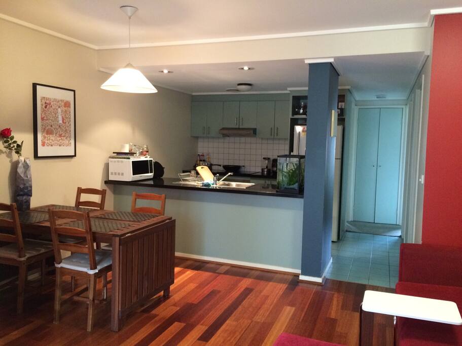 Living room (kitchen and dining area)