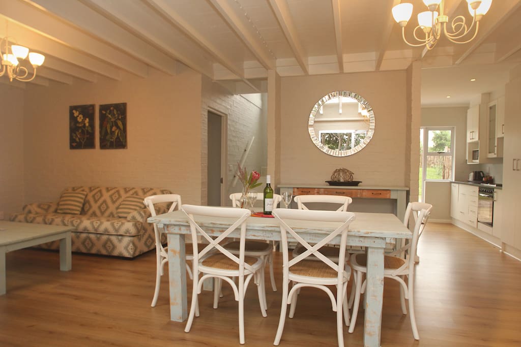 Open plan dining area