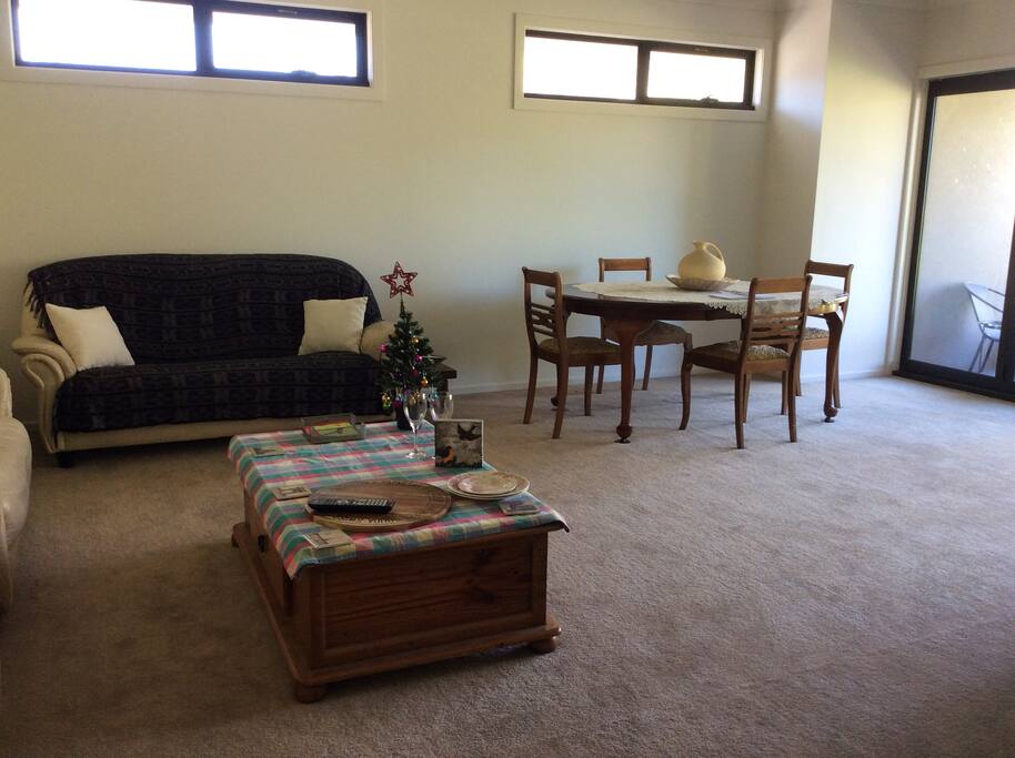 Lots of space to sit and relax.
