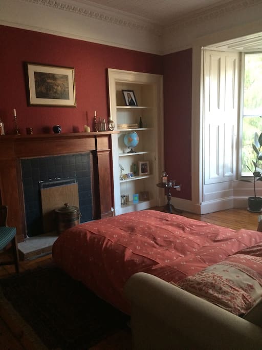 Comfortable bed for two. Can fit z bed for third person - if needed please request.
