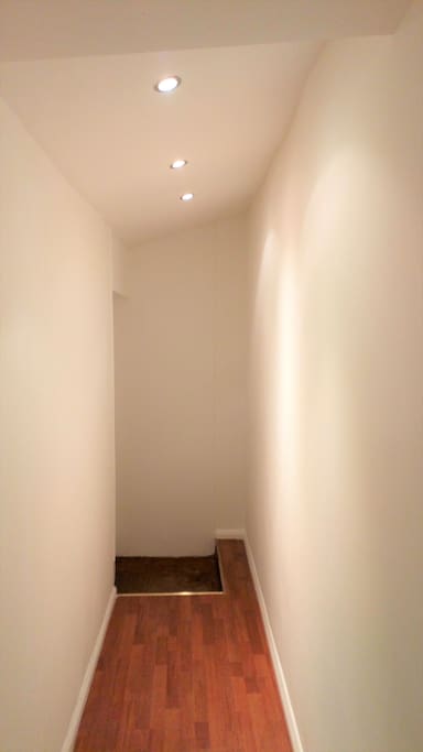 Your private hallway... Pretend you are on a catwalk